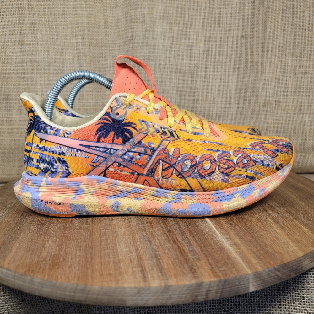 Asics Noosa Tri Running Shoe in Orange, Yellow, Blue